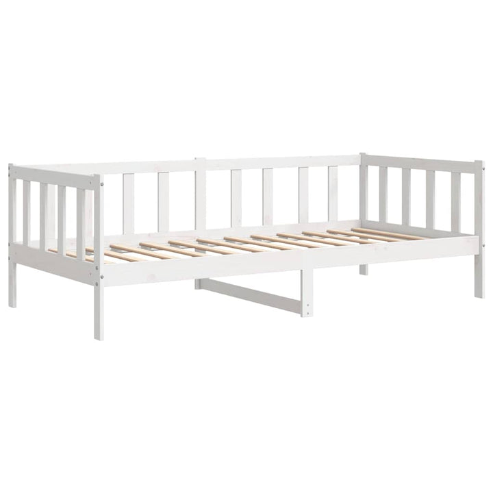 daybed 90x200 cm massivt fyrretræ hvid