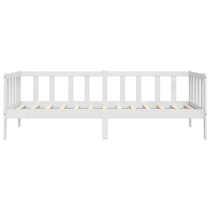 daybed 90x200 cm massivt fyrretræ hvid