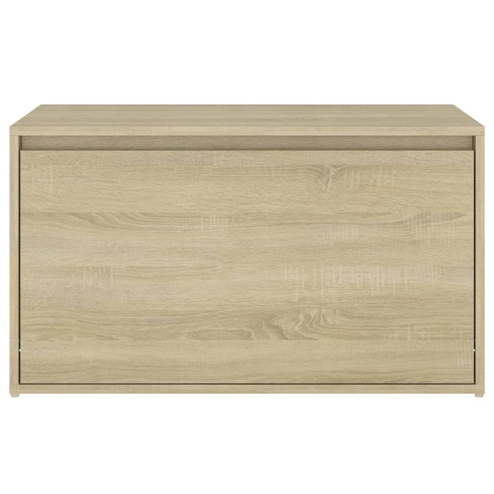 entrébænk 80x40x45 cm konstrueret træ sonoma-eg