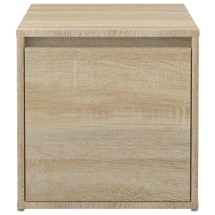 opbevaringsskab 40,5x40x40 cm konstrueret træ sonoma-eg