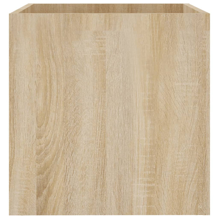 plantekasse 40x40x40 cm konstrueret træ sonoma-eg