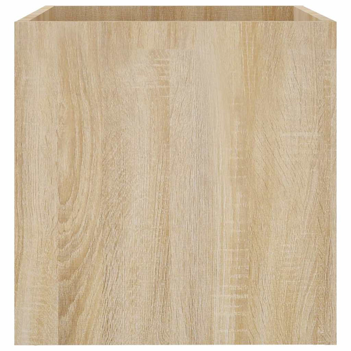 plantekasse 40x40x40 cm konstrueret træ sonoma-eg