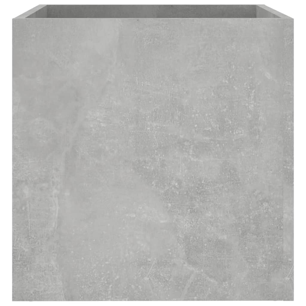 plantekasse 40x40x40 cm konstrueret træ betongrå