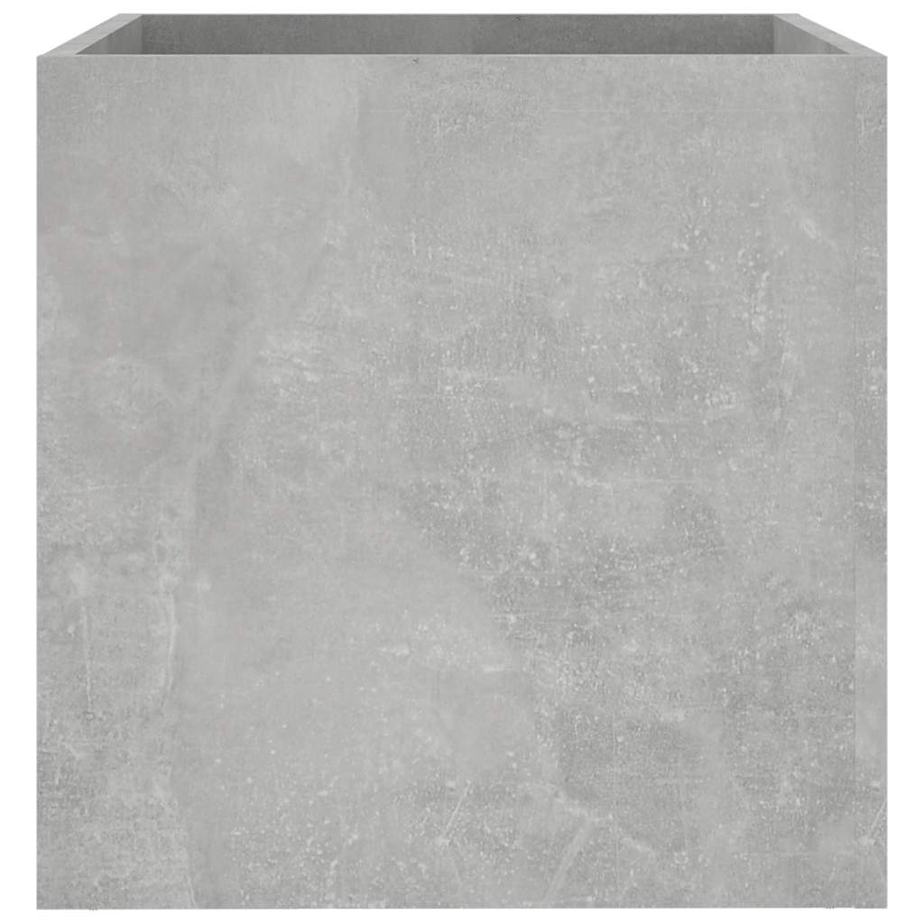 plantekasse 40x40x40 cm konstrueret træ betongrå