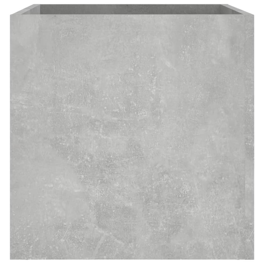 plantekasse 40x40x40 cm konstrueret træ betongrå
