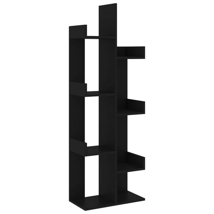 bogreol 48x25,5x140 cm konstrueret træ hvid