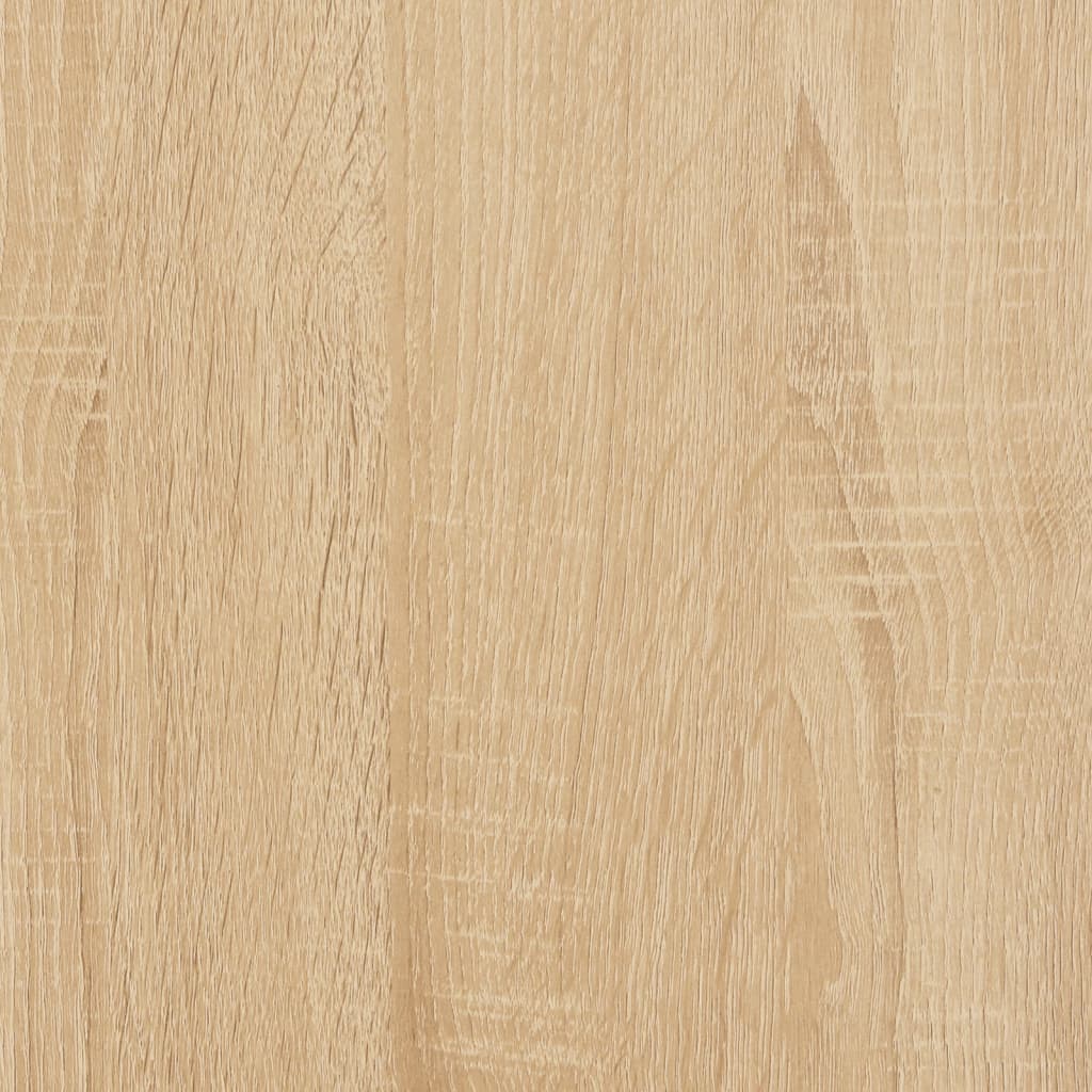 bogreol 48x25,5x140 cm konstrueret træ sonoma-eg