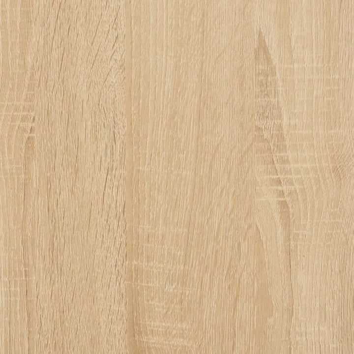 bogreol 48x25,5x140 cm konstrueret træ sonoma-eg