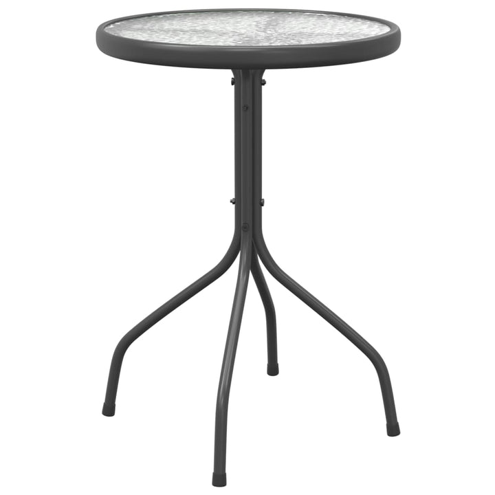havebord Ø50x71 cm stål antracitgrå