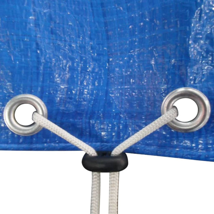 poolovertræk 2 stk. 394x207 cm 90 g/m² PE rektangulært