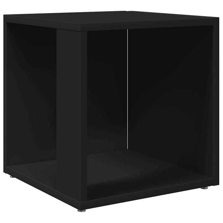 sidebord 33x33x34,5 cm konstrueret træ hvid