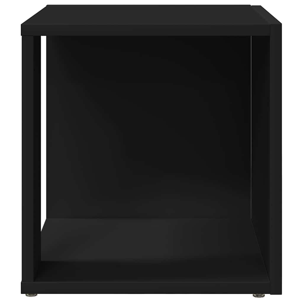 sidebord 33x33x34,5 cm konstrueret træ hvid