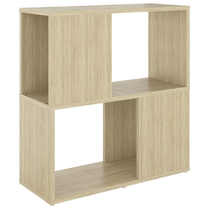 bogreol 60x24x63 cm konstrueret træ sonoma-eg