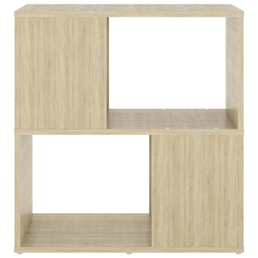 bogreol 60x24x63 cm konstrueret træ sonoma-eg
