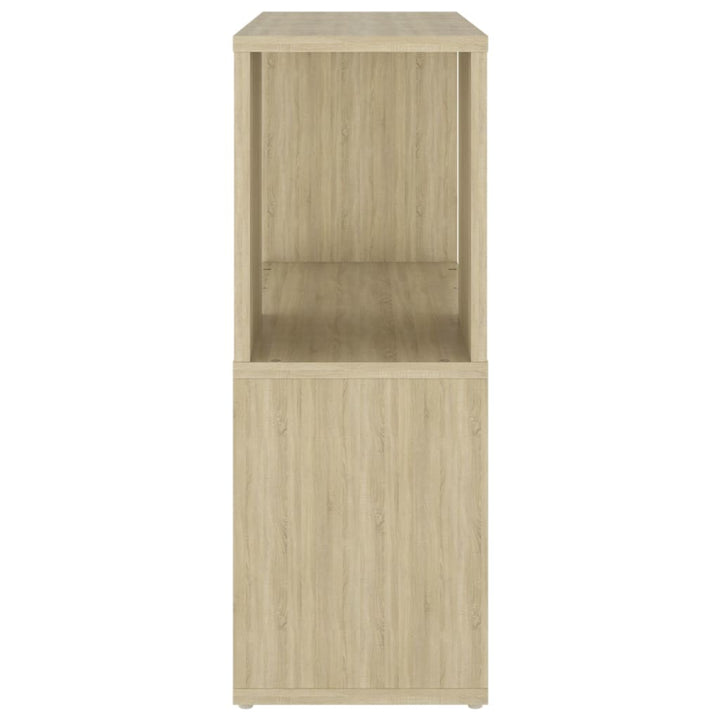 bogreol 60x24x63 cm konstrueret træ sonoma-eg