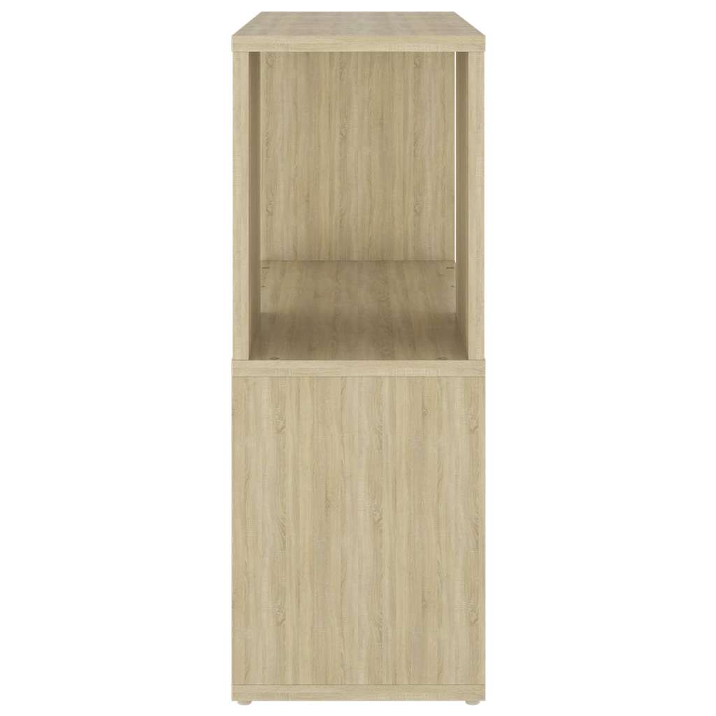 bogreol 60x24x63 cm konstrueret træ sonoma-eg