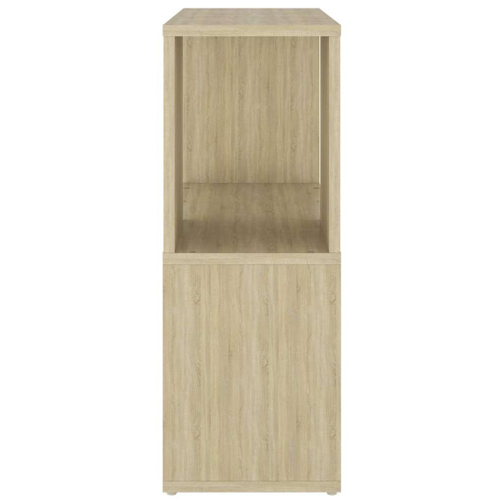 bogreol 60x24x63 cm konstrueret træ sonoma-eg