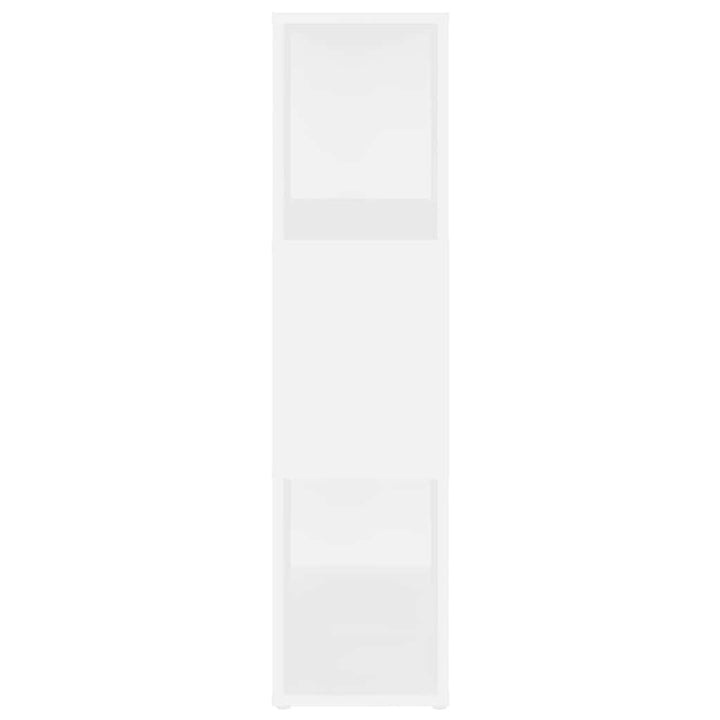 bogreol/rumdeler 60x24x94 cm konstrueret træ hvid