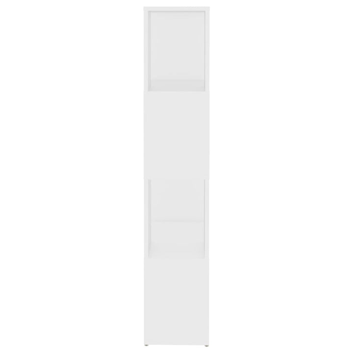bogreol/rumdeler 60x24x124,5 cm konstrueret træ hvid