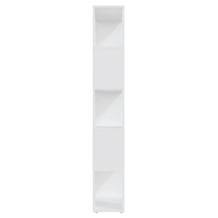 bogreol/rumdeler 60x24x155 cm konstrueret træ hvid