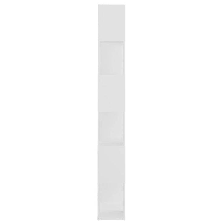 bogreol/rumdeler 60x24x186 cm konstrueret træ hvid