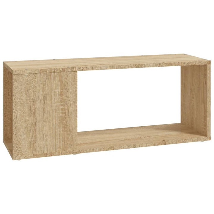 tv-bord 80x24x32 cm konstrueret træ sonoma-eg