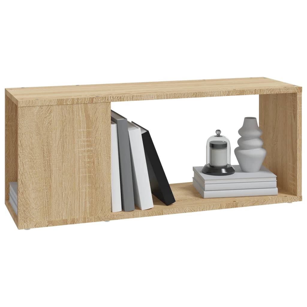 tv-bord 80x24x32 cm konstrueret træ sonoma-eg