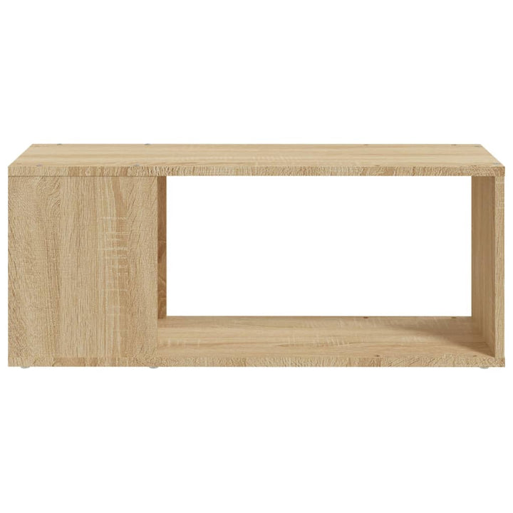 tv-bord 80x24x32 cm konstrueret træ sonoma-eg