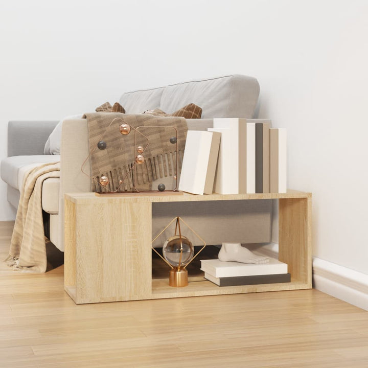 tv-bord 80x24x32 cm konstrueret træ sonoma-eg