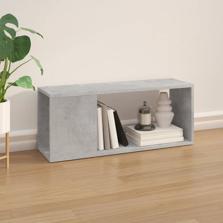 tv-bord 80x24x32 cm konstrueret træ betongrå