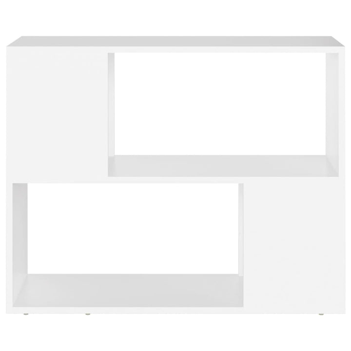 tv-bord 80x24x63 cm konstrueret træ hvid