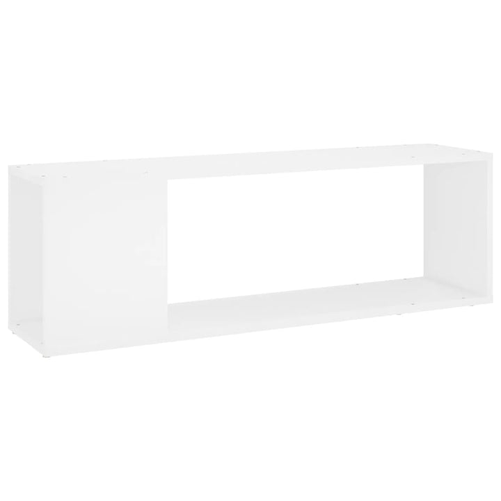 tv-bord 100x24x32 cm konstrueret træ hvid