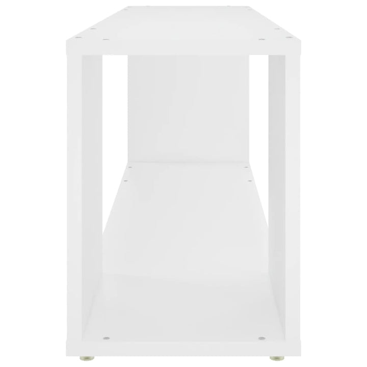 tv-bord 100x24x32 cm konstrueret træ hvid