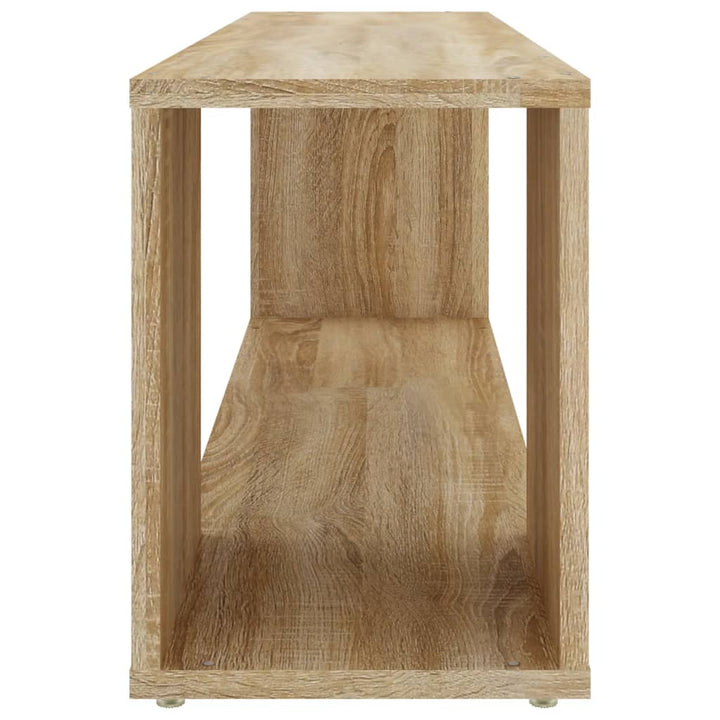 tv-bord 100x24x32 cm konstrueret træ sonoma-eg