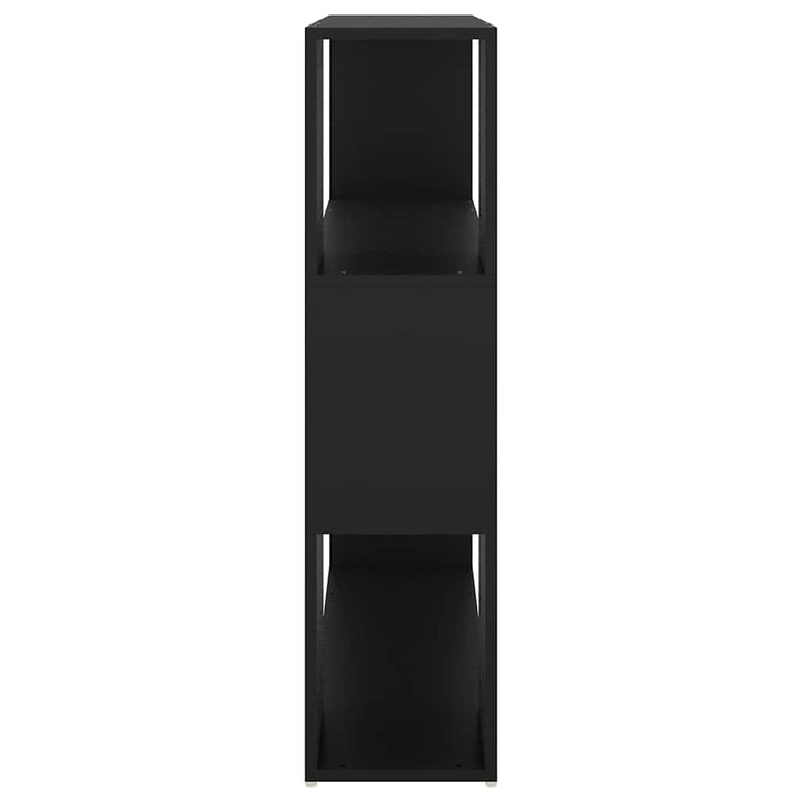 bogreol/rumdeler 100x24x94 cm sort