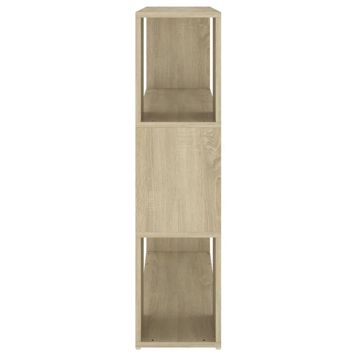 bogreol/rumdeler 100x24x94 cm konstrueret træ sonoma-eg