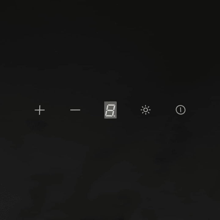 væghængt emhætte 60 cm stål og hærdet glas sort