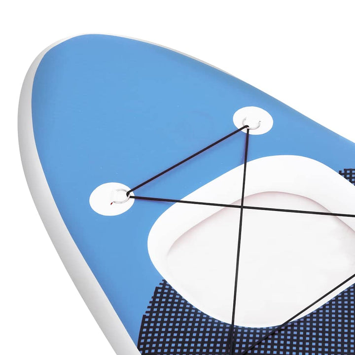 oppusteligt paddleboardsæt 300x76x10 cm havblå