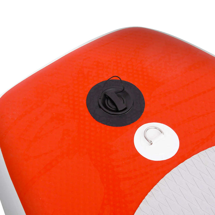 oppusteligt paddleboardsæt 330x76x10 cm rød