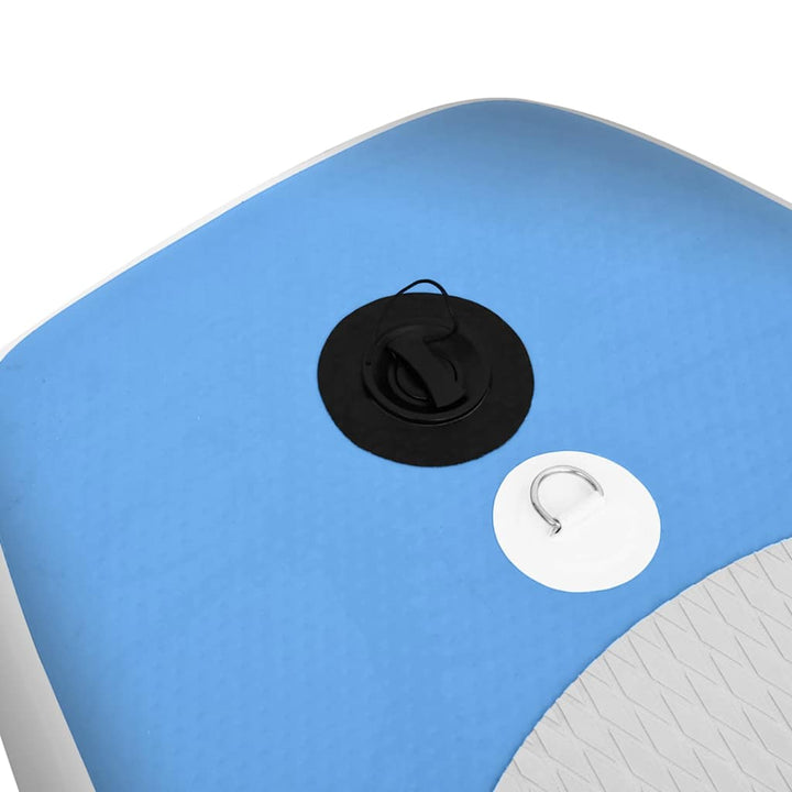 oppusteligt paddleboardsæt 360x81x10 cm havblå
