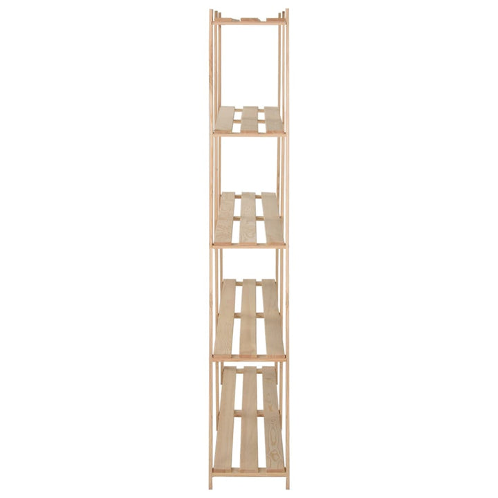 opbevaringsreol i 5 niveauer 170x28,5x170 cm massivt fyrretræ