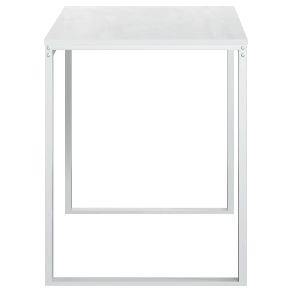 computerbord 110x60x73 cm spånplade hvid