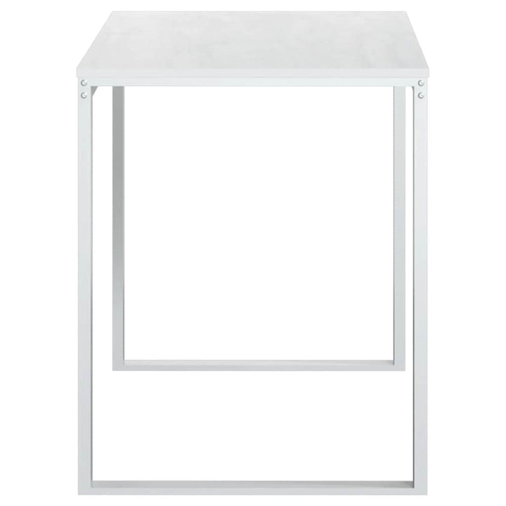 computerbord 110x60x73 cm spånplade hvid