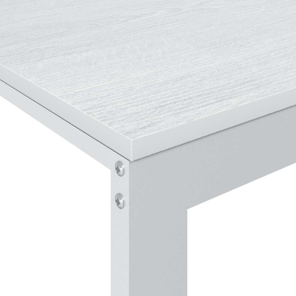 computerbord 110x60x73 cm spånplade hvid