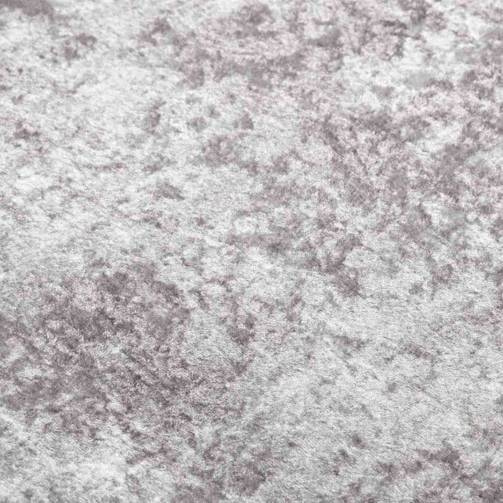 gulvtæppe 80x300 cm vaskbart grå