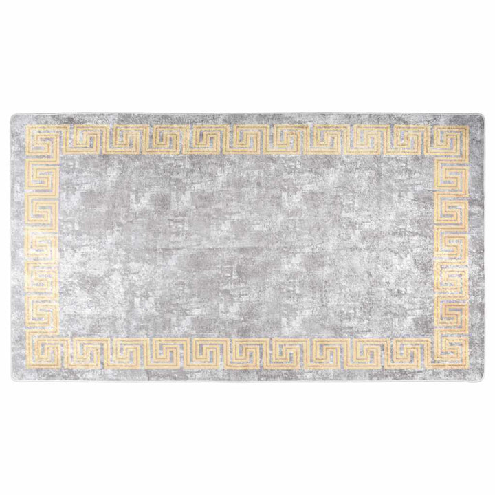 gulvtæppe 190x300 cm vaskbart grå
