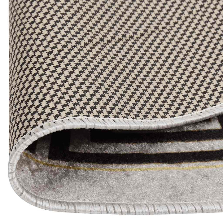 gulvtæppe φ120 skridsikkert og vaskbart Lys beige