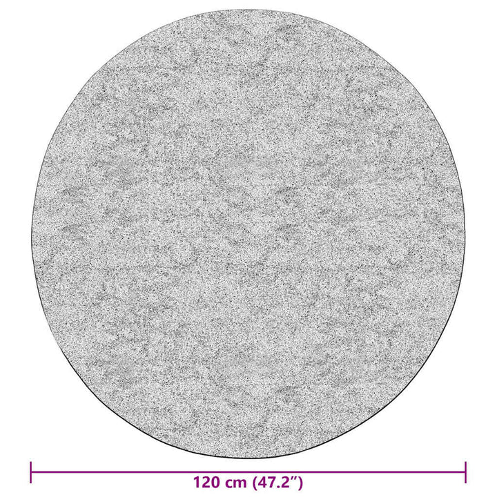 gulvtæppe φ120 skridsikkert og vaskbart Lys beige