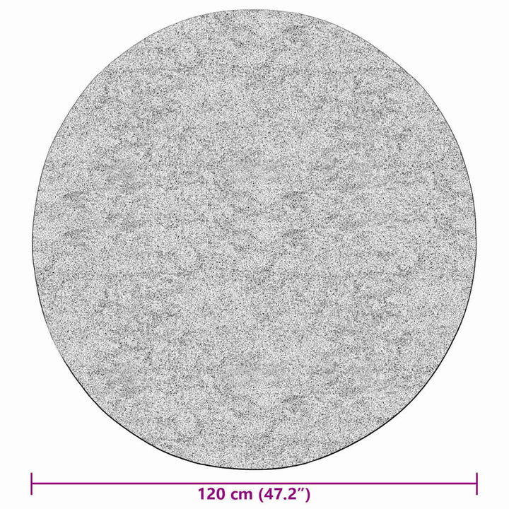 gulvtæppe φ120 vaskbart patchworkdesign flerfarvet