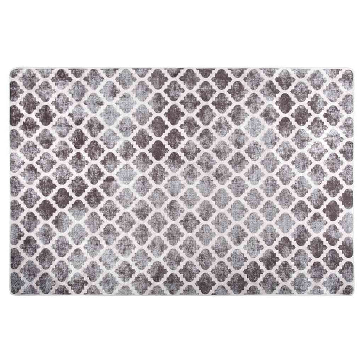 gulvtæppe 80x150 cm skridsikkert og vaskbart flerfarvet
